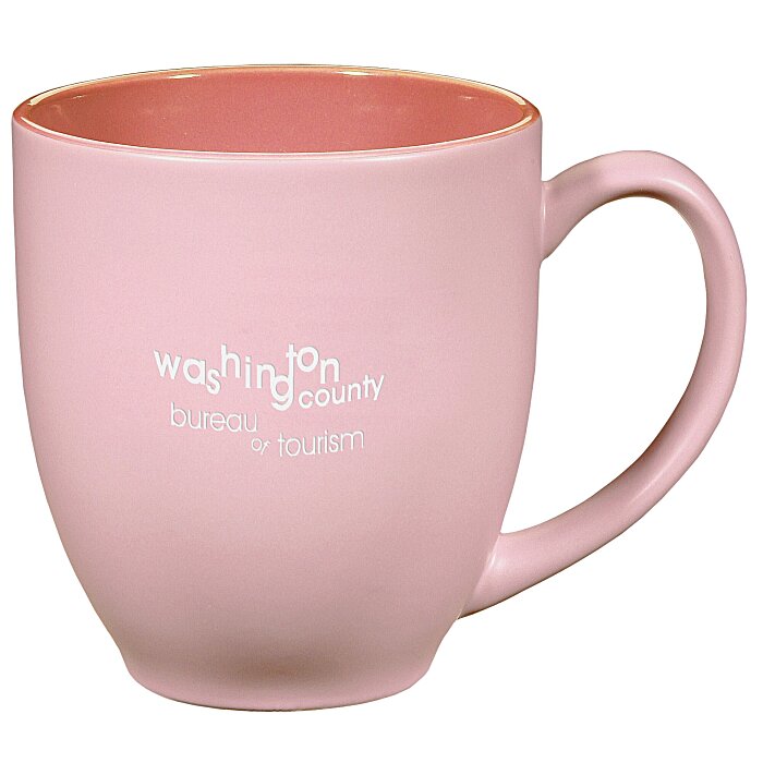 Custom Sebring Bistro Mug - Pastel - 14 oz - Laser Engraved