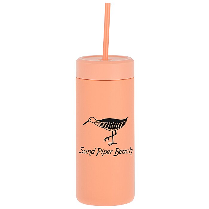 Custom Sol Tonal Tumbler with Straw - 20 oz