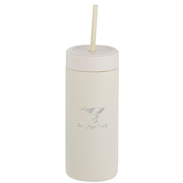 Custom Sol Tonal Tumbler with Straw - 20 oz - Laser Engraved