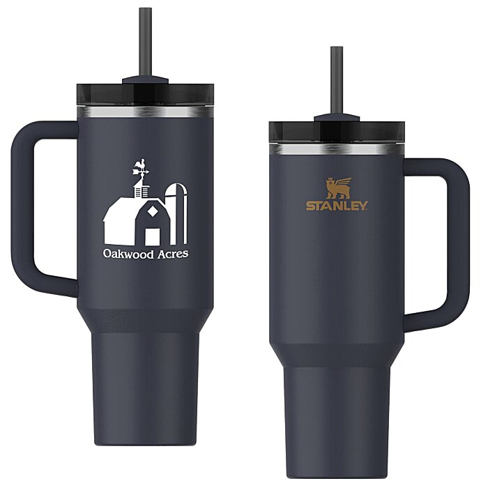 Custom Stanley Quencher H2.0 FlowState Vacuum Mug with Straw - 40 oz