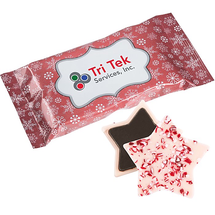 Custom Peppermint Bark Shapes - 1 1/2 ounces - Star