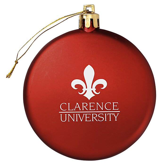 Custom Satin Flat Ornament