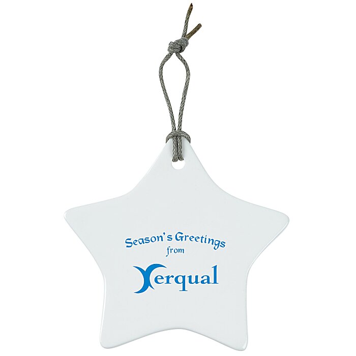 Custom Ceramic Ornament - Star