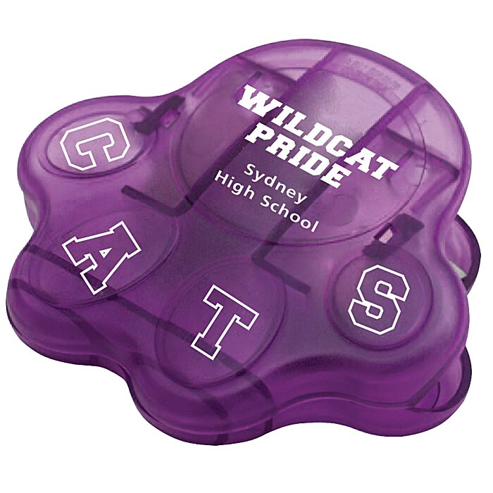 Custom Keep-it Clip - Paw - Translucent