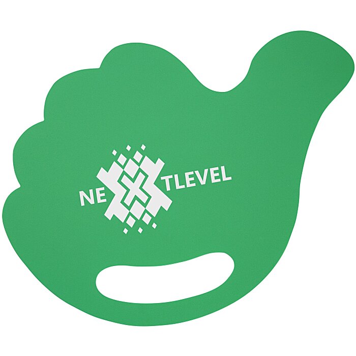 Custom Breezin' Plastic Hand Fan - Hand