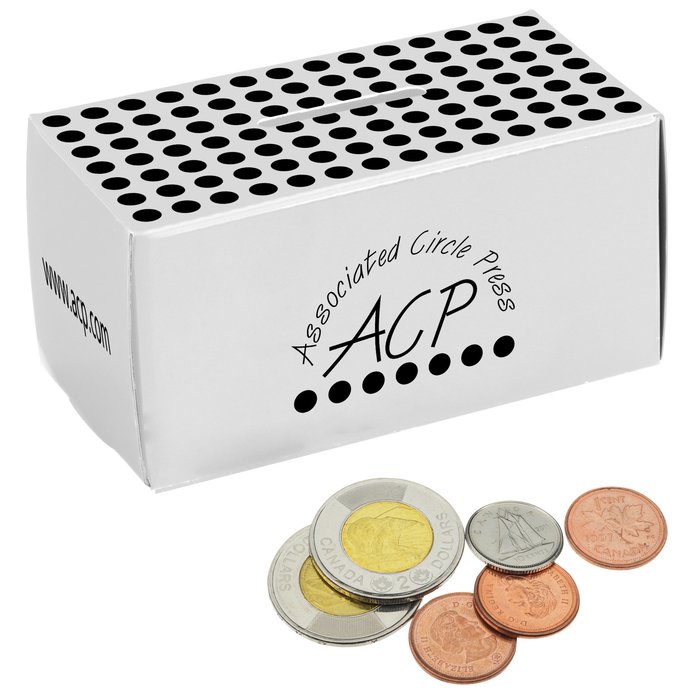 Custom Box Bank - White