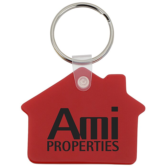 Custom House Soft Keychain - Opaque
