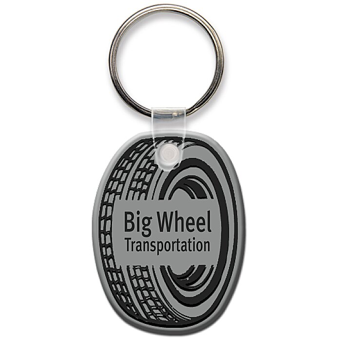 Custom Tire Soft Keychain - Opaque