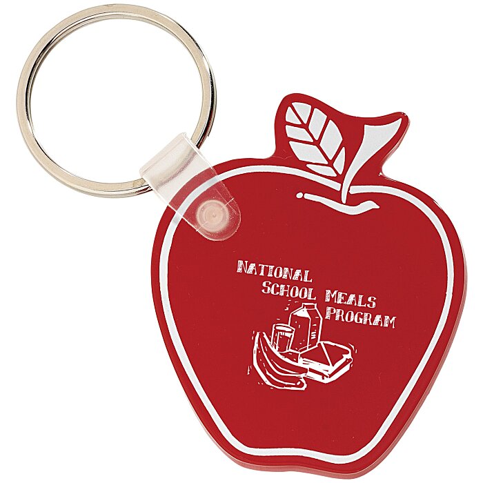 Custom Apple Soft Keychain - Opaque