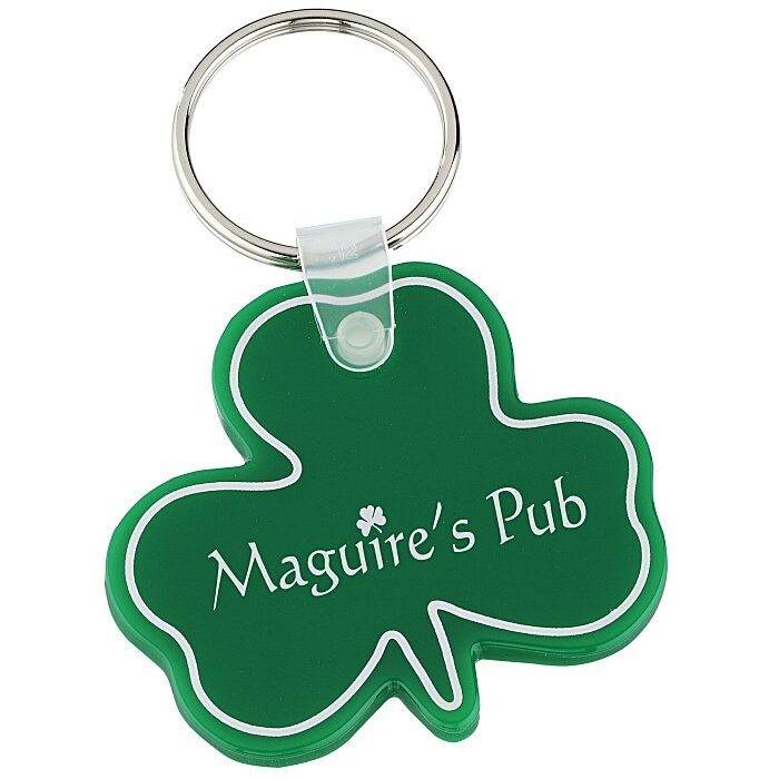 Custom Shamrock Soft Keychain - Opaque