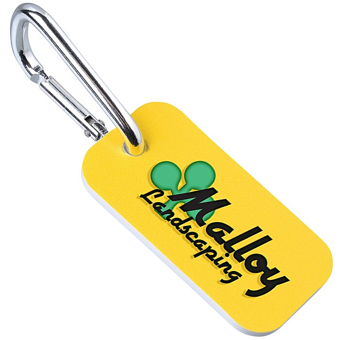 Custom Sof-Color Keychain with Carabiner
