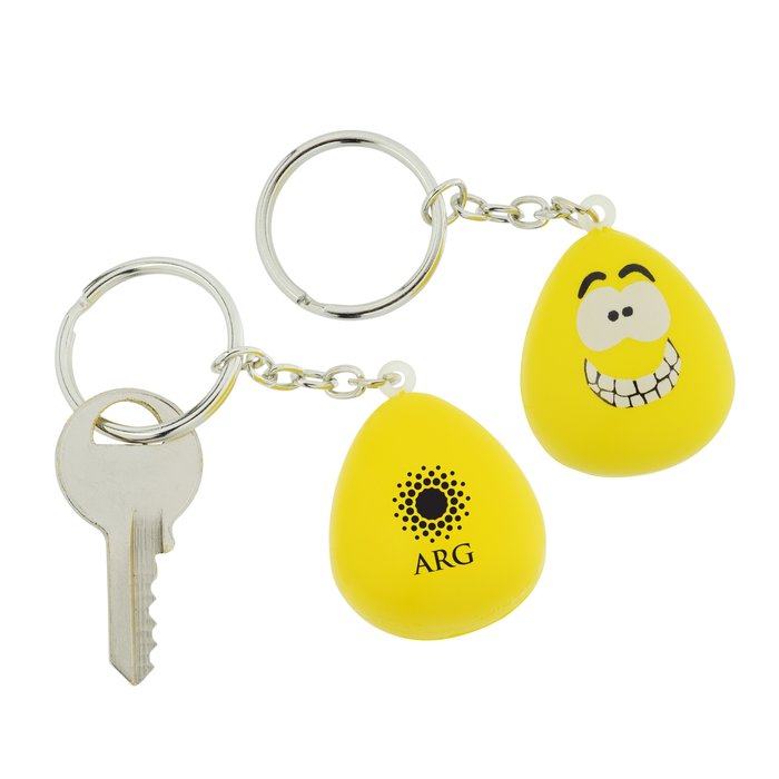 Custom Happy Mood Maniac Stress Keychain