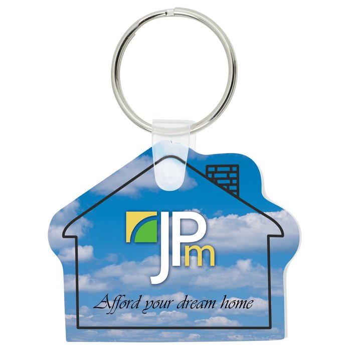 Custom House Soft Keychain - Full Colour