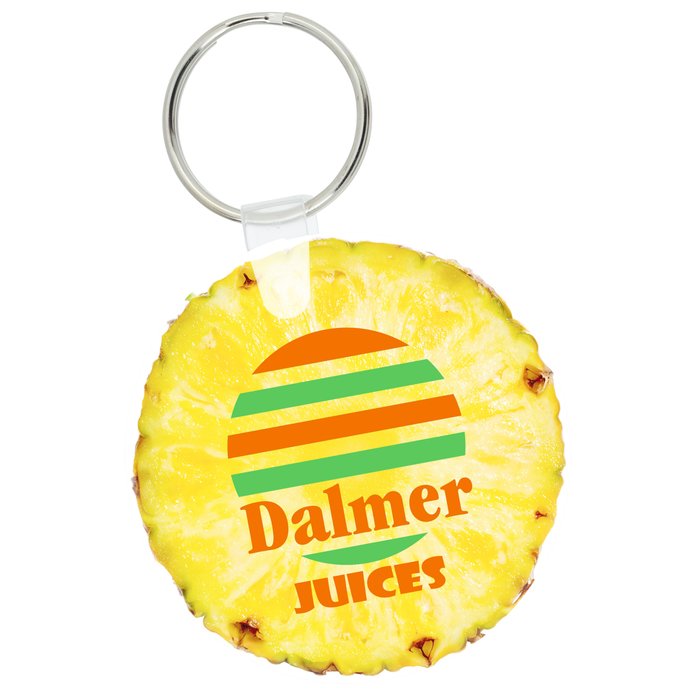 Custom Round Soft Keychain - Full Colour