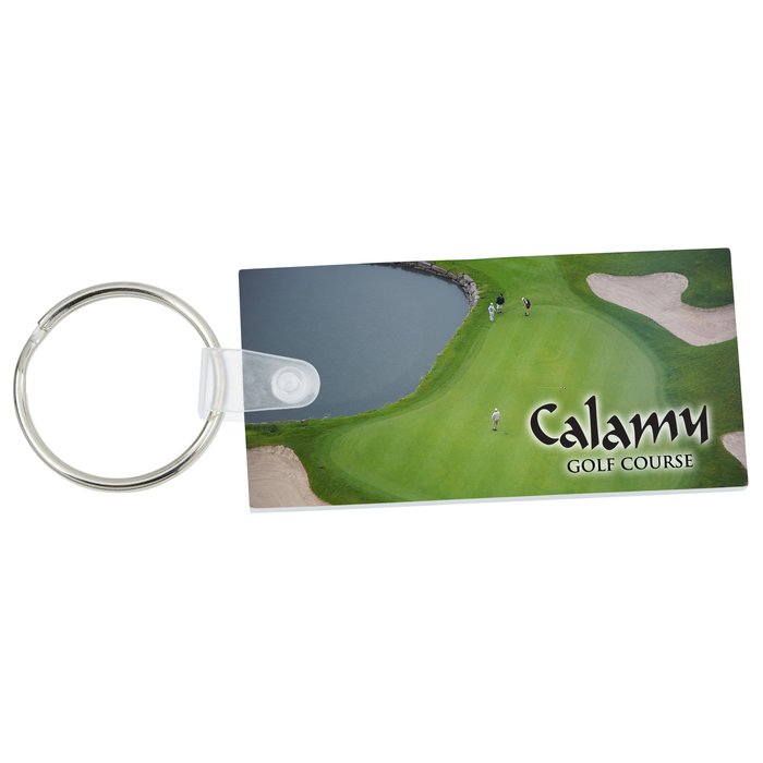 Custom Large Rectangle Soft Keychain - Full Colour