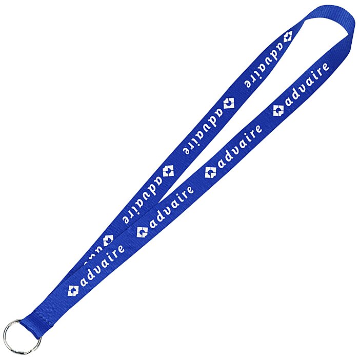 Custom Value Lanyard - 3/4 inch - Metal Split Ring