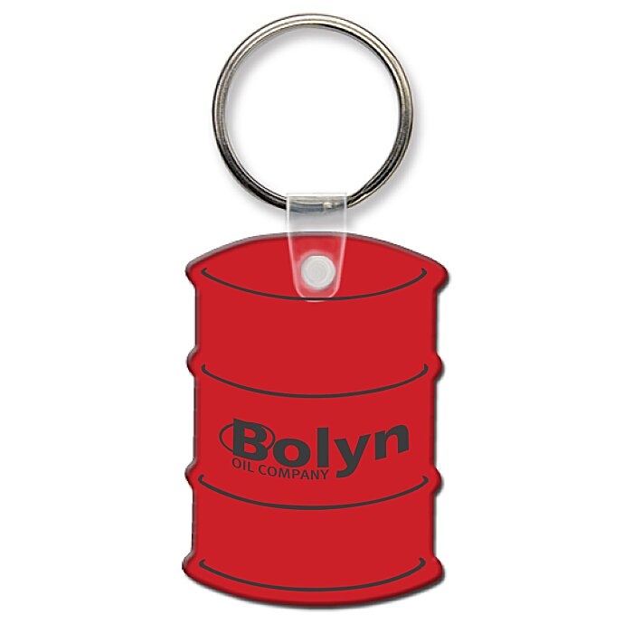 Custom Drum Soft Keychain - Translucent