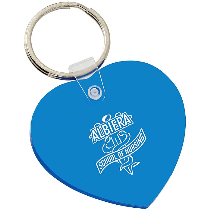 Custom Heart Soft Keychain - Translucent