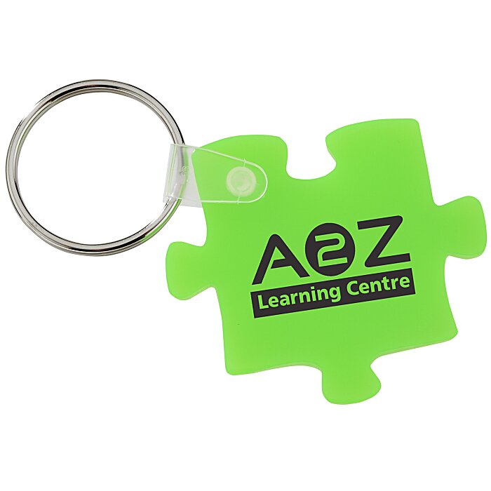 Custom Puzzle Soft Keychain - Translucent
