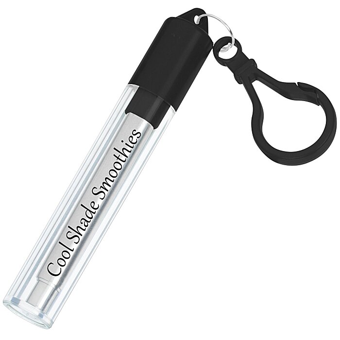 Custom Telescopic Stainless Straw in Carabiner Case