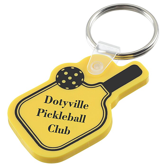 Custom Pickleball Soft Keychain - Opaque