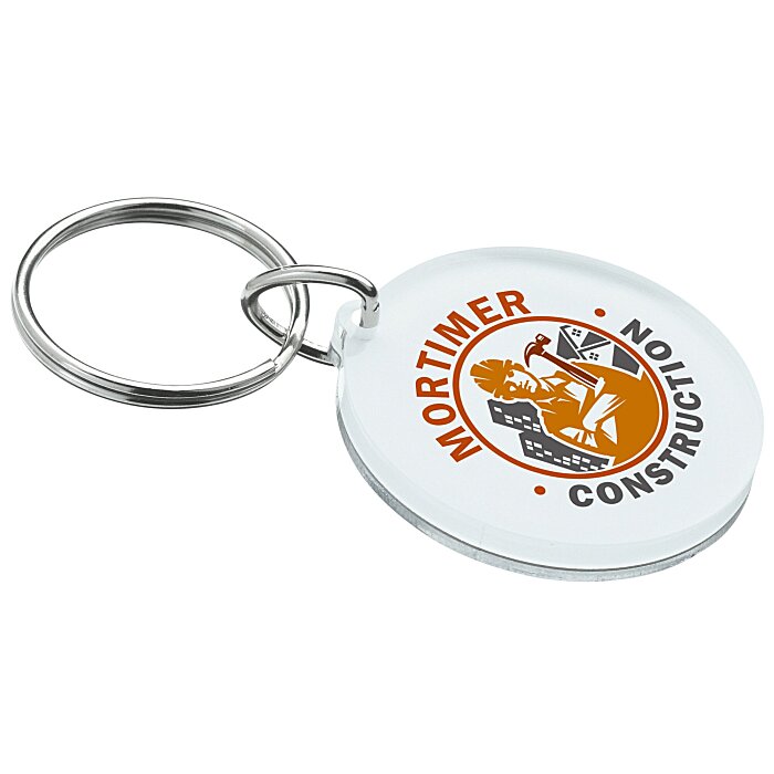 Custom Mirrored Keychain - Round