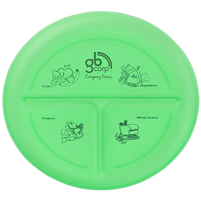 Custom Portion Plate with Food Groups