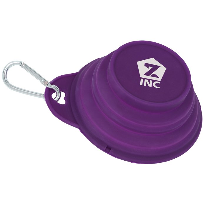 Custom Tag Along Collapsible Pet Bowl - 4