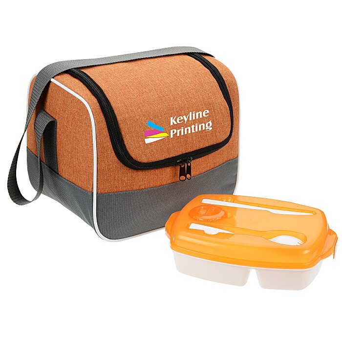 Custom Chic Locking Lid Lunch Set
