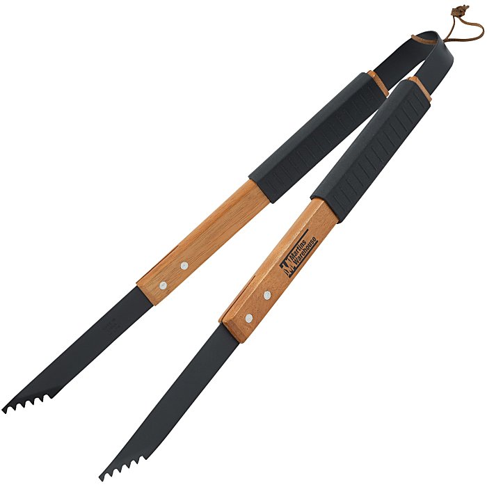 Custom Wood BBQ Tongs