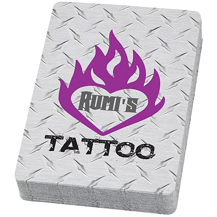 Custom Diamond Plate Playing Cards