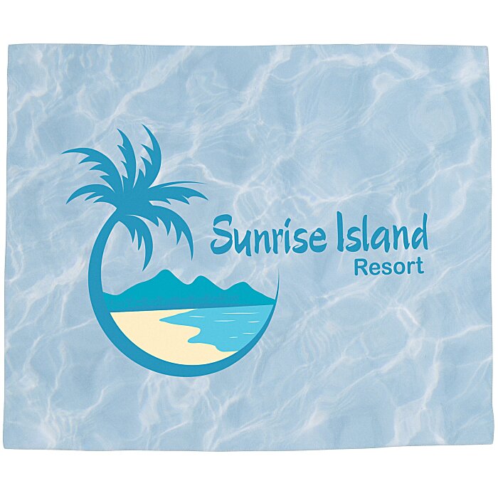 Custom Full Colour Polyester Flannel Blanket