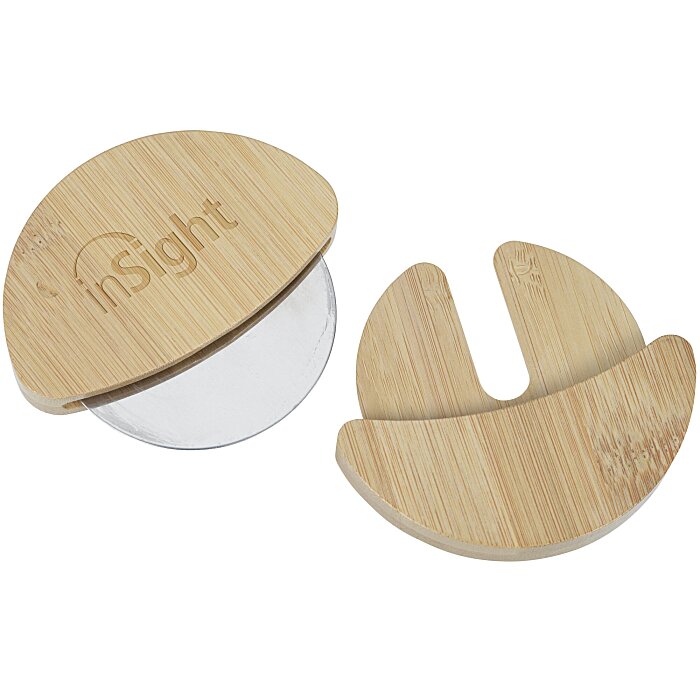 Custom Bamboo Pizza Cutter