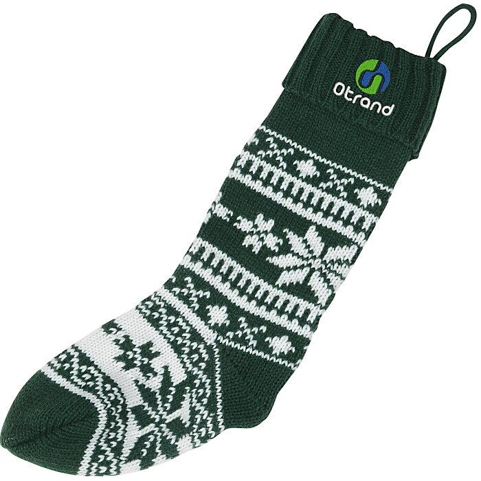 Custom Knitted Holiday Stocking
