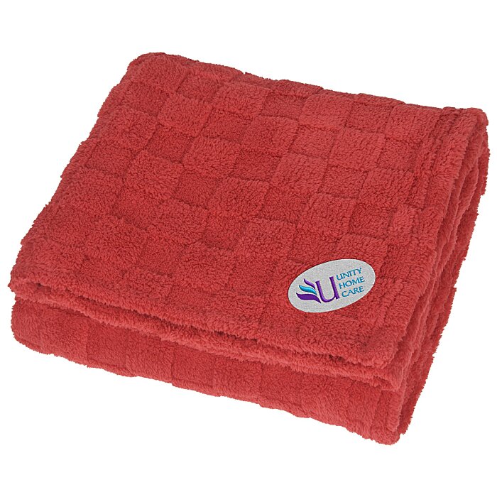 Custom Ultra Plush Checkered Pattern Blanket