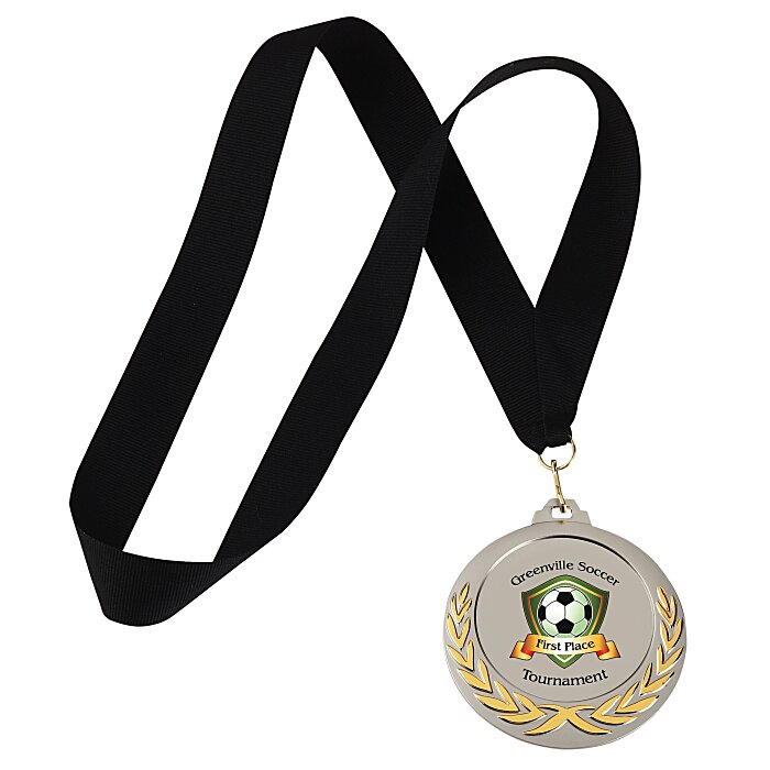 Custom Victory Medal - Black Ribbon