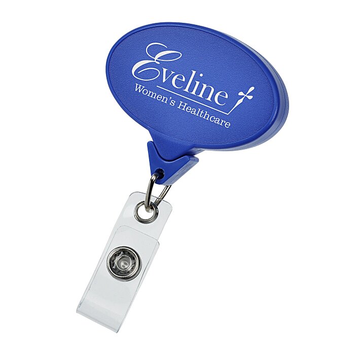 Custom Oval Secure-A-Badge