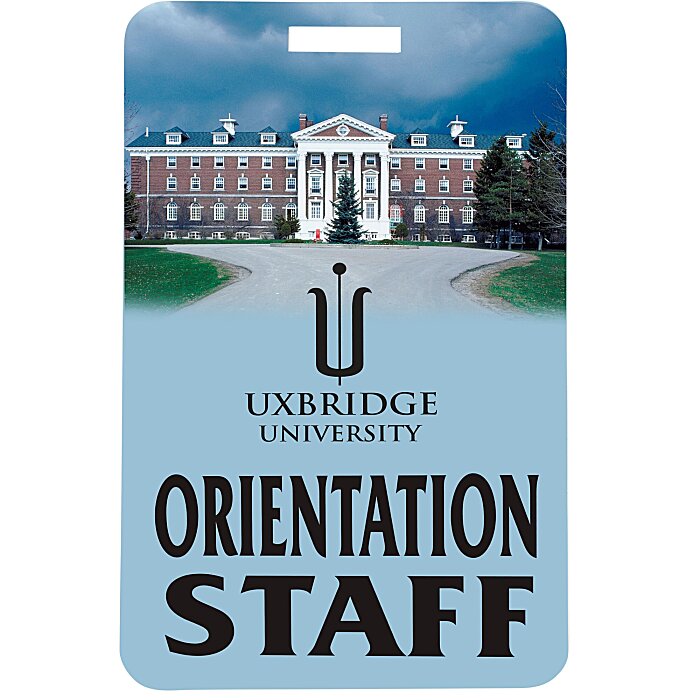 Custom Value Lanyard Card - 5 inches x 3 inches