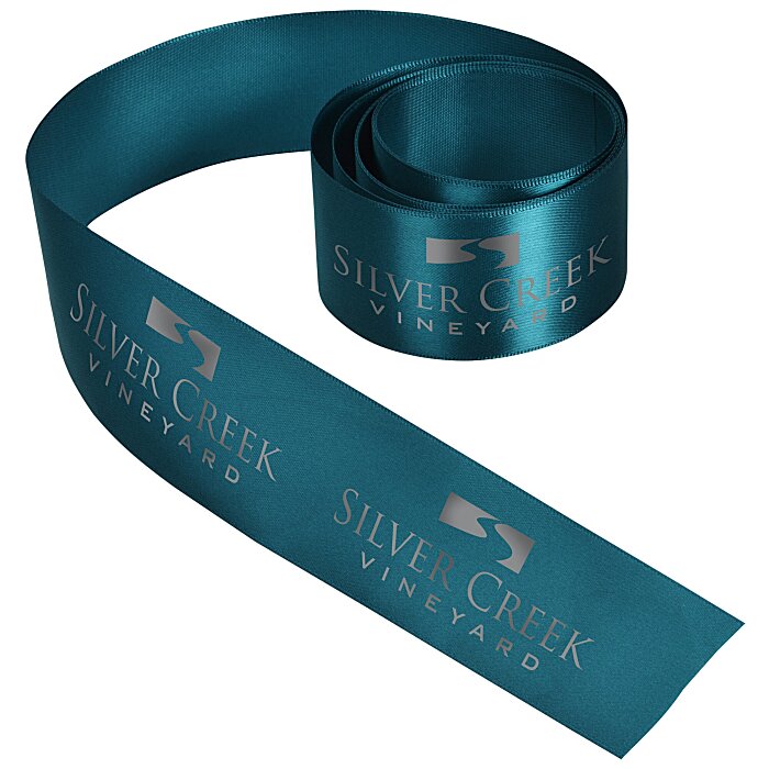 Custom Imprinted Soft Polyester Ribbon - 1 1\u0026#047;2 inches