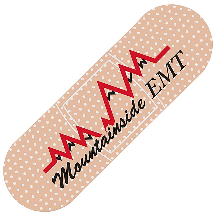 Custom Flat Flexible Magnet - Bandage