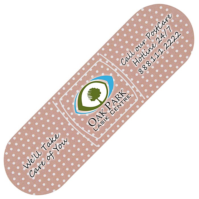 Custom Flat Flexible Magnet - Large Bandage