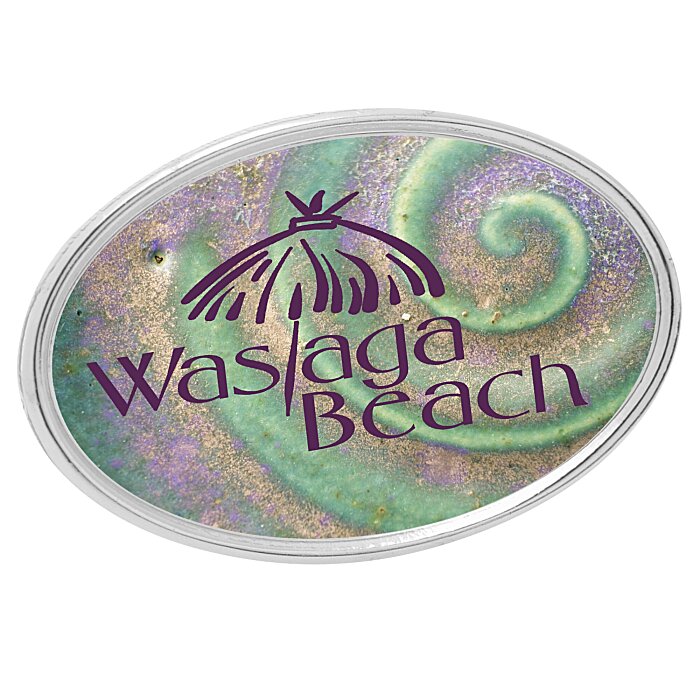 Custom Magnetic Lapel Pin - Oval