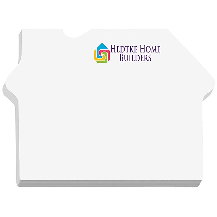 Custom Souvenir Sticky Note - House - 50 Sheet