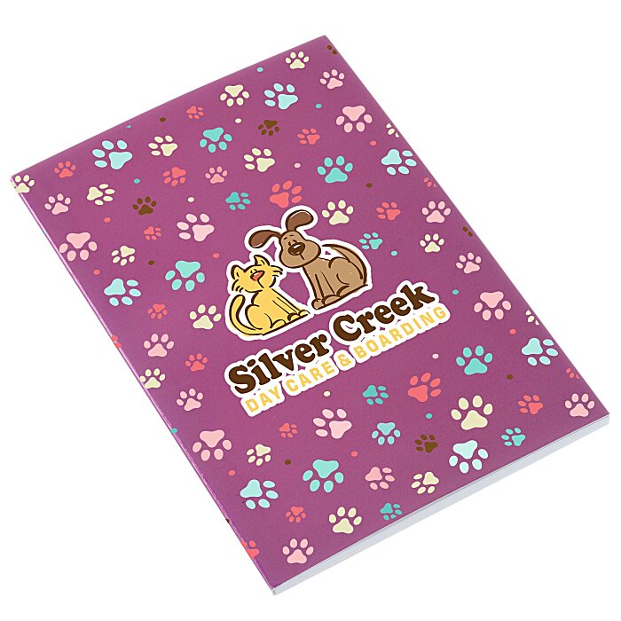 Custom Paper Cover Notebook - 6 inches x 4 inches - Colours