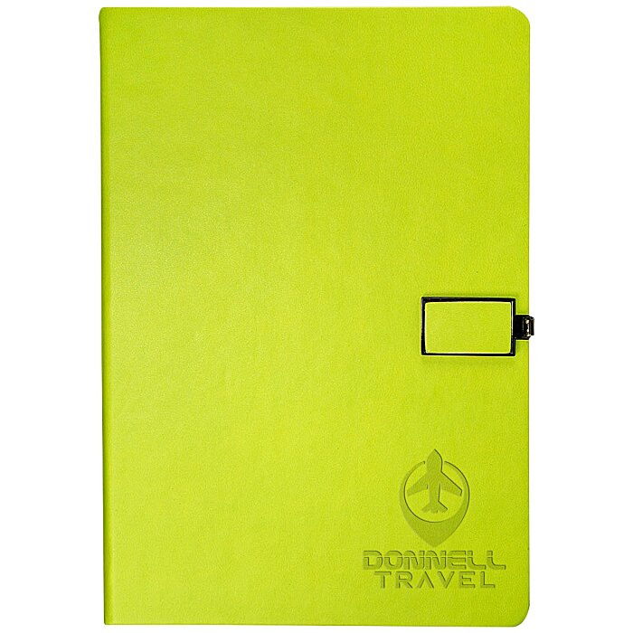 Custom Tuscany™ Journal with Magnetic Badge Closure - Closeout