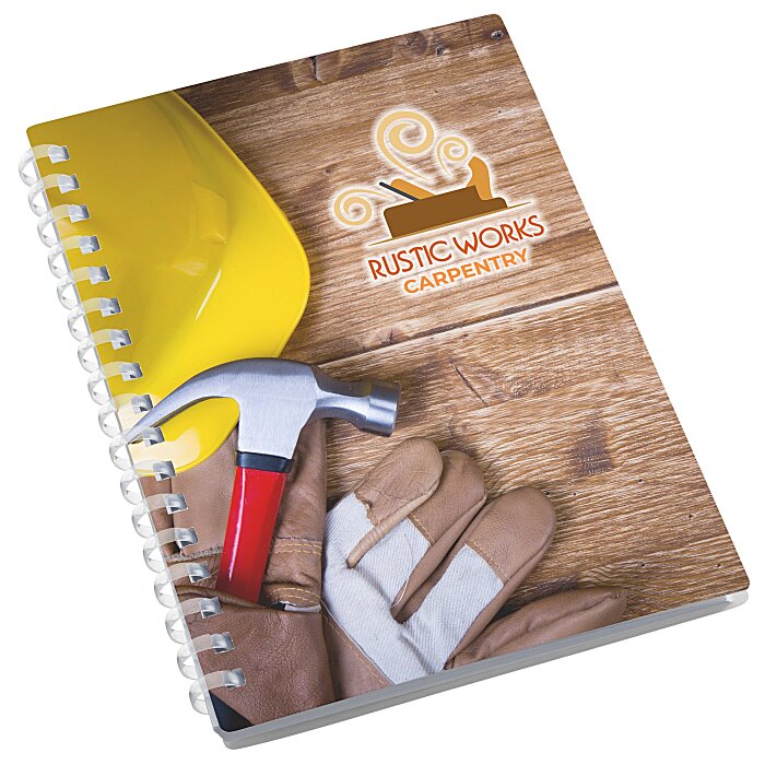 Custom Jericho Soft Spiral Notebook - 6 inches H x 4 inches W