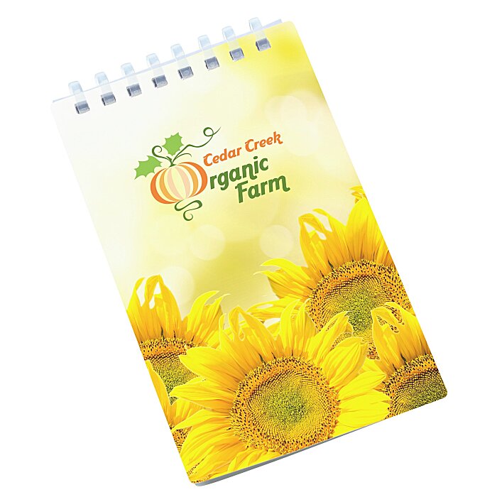 Custom Jericho Soft Spiral Jotter - 5 inches H x 3 inches W