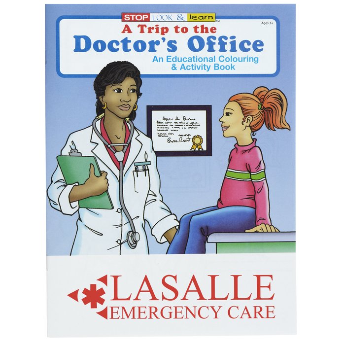 Custom A Trip to the Doctor's Office Colouring Book