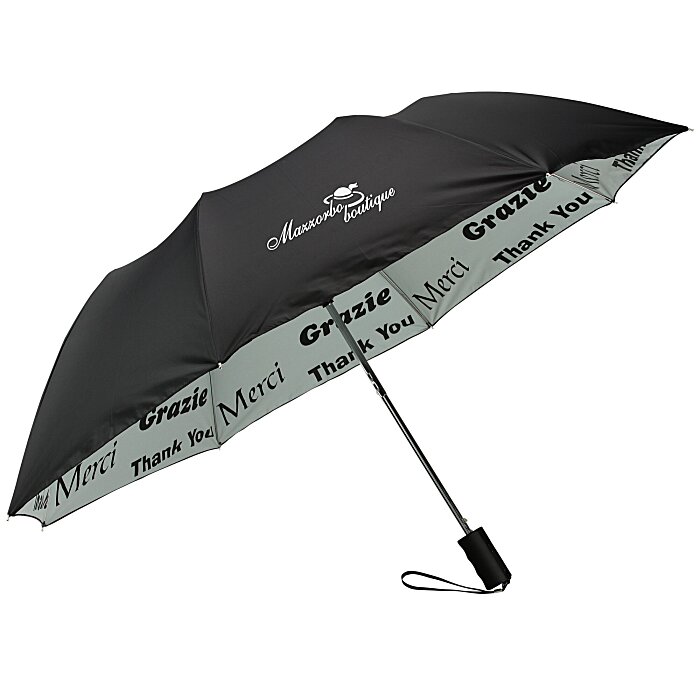 Custom World of Thanks Umbrella - 48-inch Arc