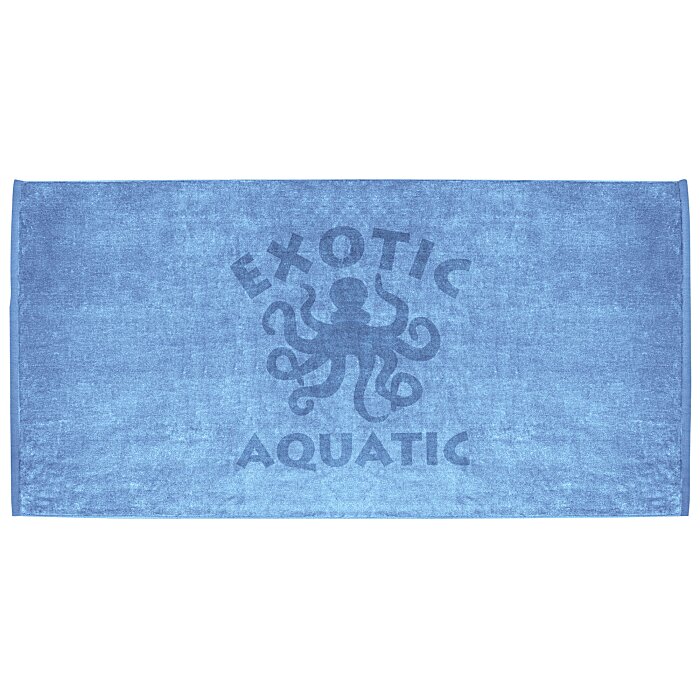 Custom Premium Velour Beach Towel - Colours